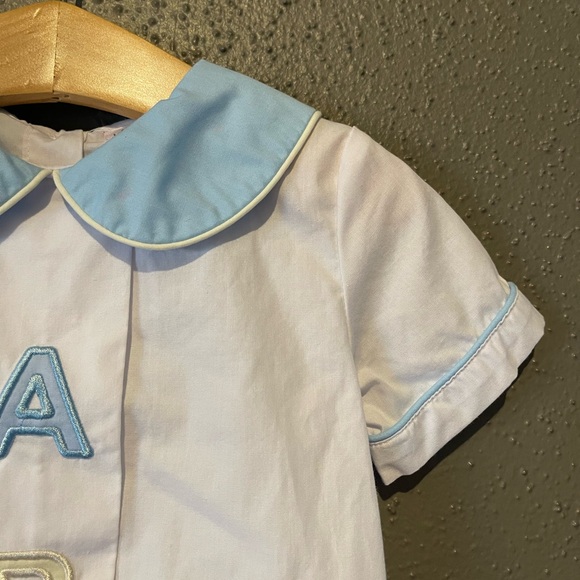 The Smocking Place ABC Matching Short Set - Picture 5 of 14